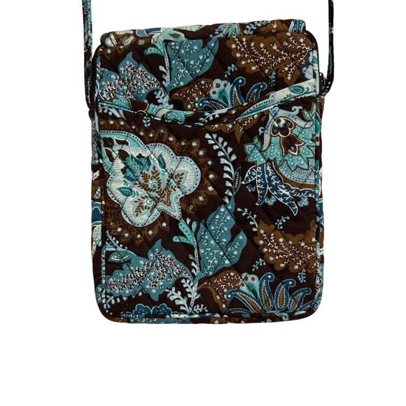 Vera Bradley Retired  Java Blue Crossbody Bag  Multiple Compartments - Picture 4 of 14